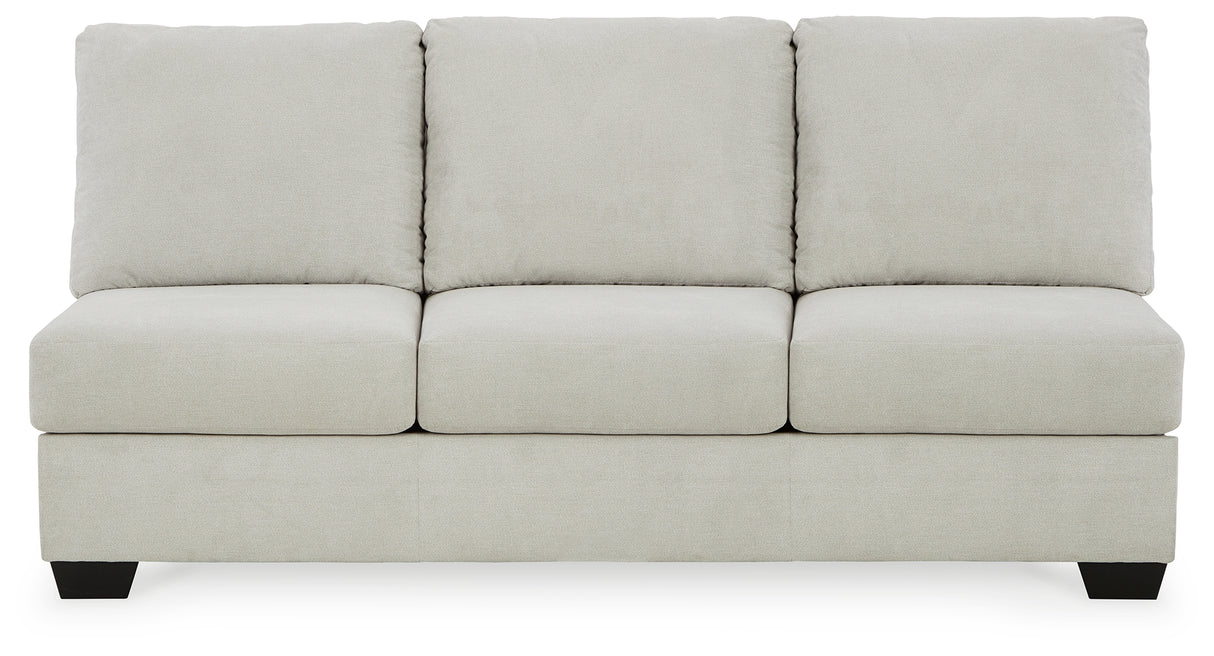 Lowder 5-Piece Sectional with Ottoman in Stone - PKG012998