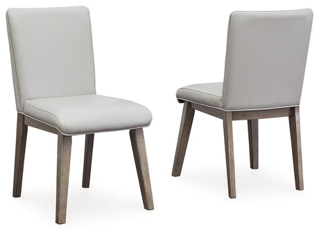 Loyaska Grayish Brown Dining Chair, Set of 2 - D789-01 - Luna Furniture