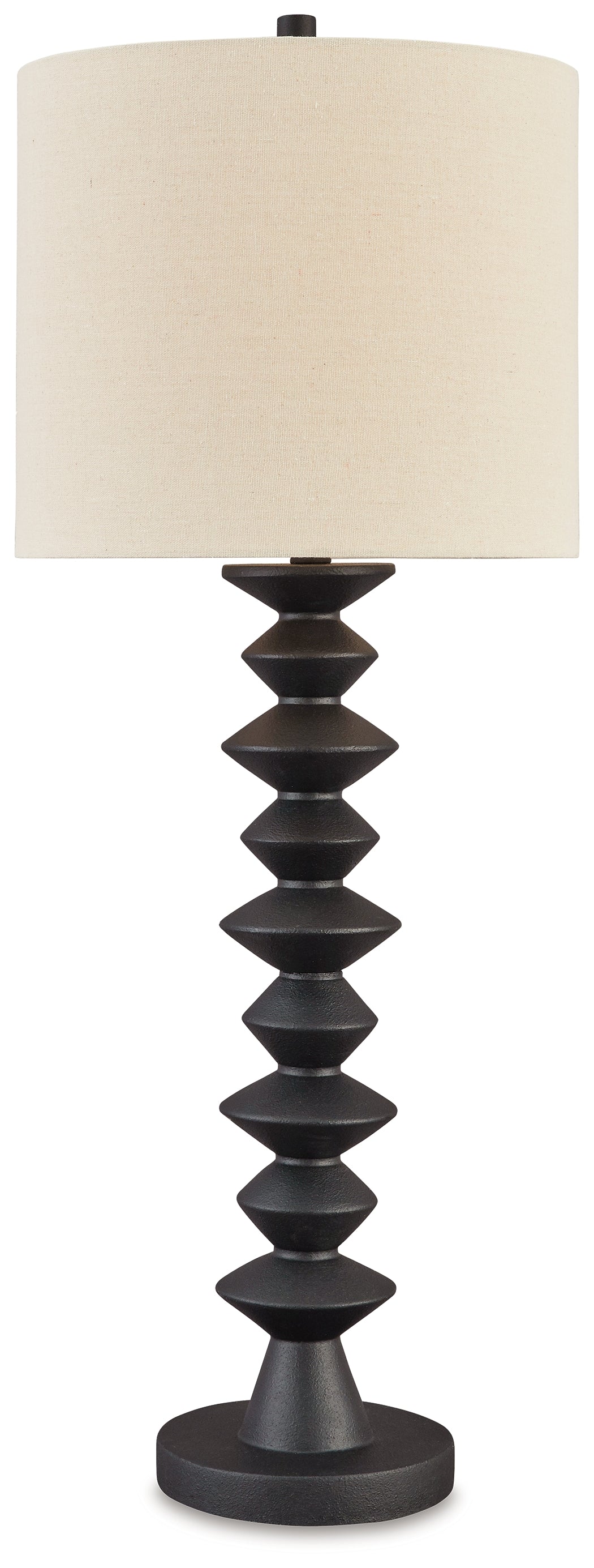 Luanndon 2-Piece Table Lamp Set in Black from Ashley - Luna Furniture