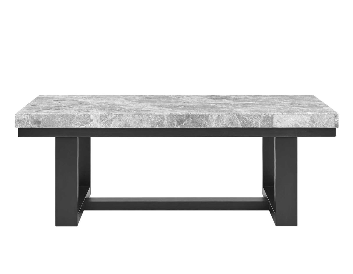 Lucca Gray Marble Cocktail Table from Steve Silver - Luna Furniture