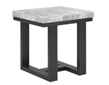 Lucca Gray Marble End Table from Steve Silver - Luna Furniture