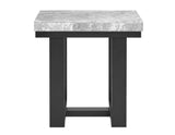 Lucca Gray Marble End Table from Steve Silver - Luna Furniture