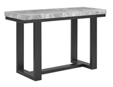 Lucca Gray Marble Sofa Table from Steve Silver - Luna Furniture