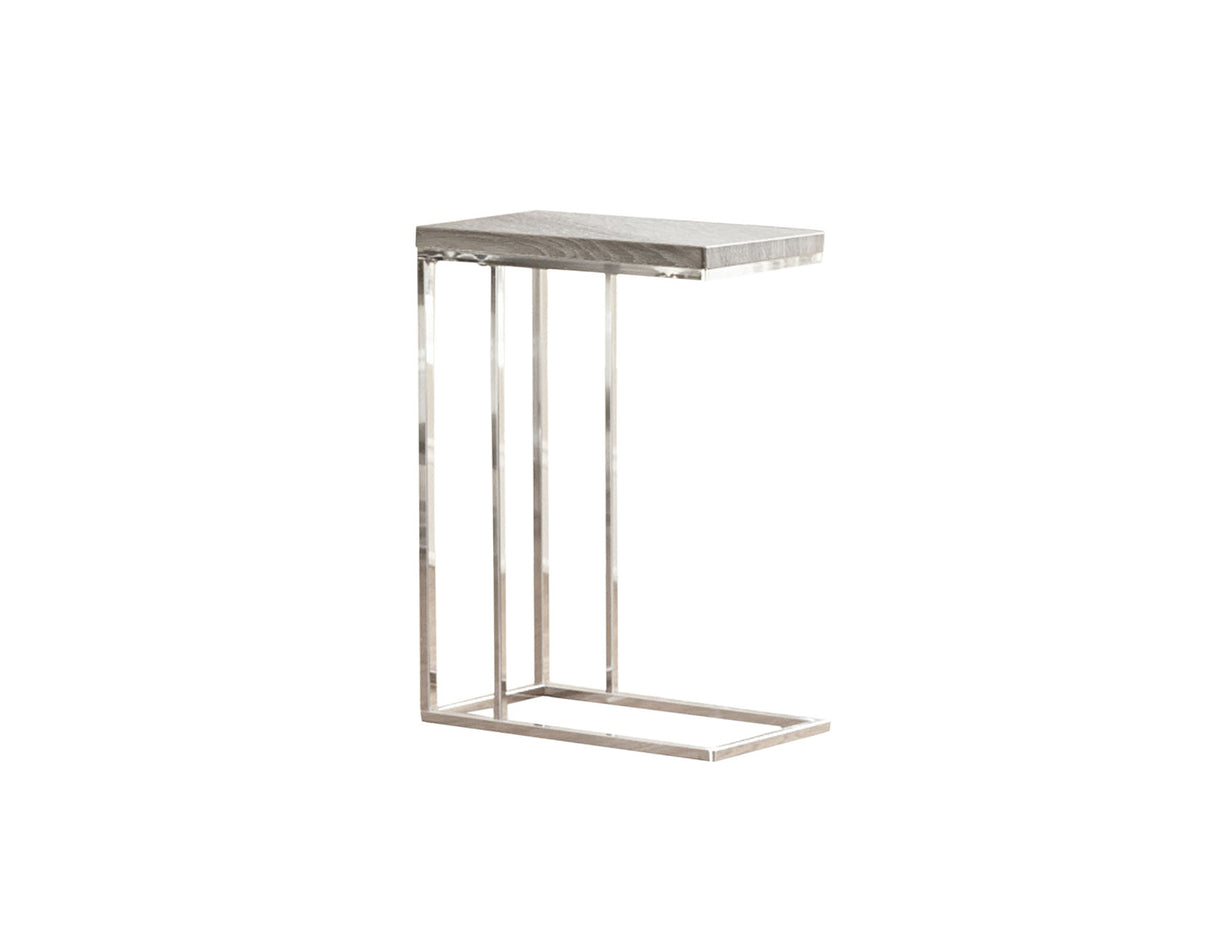 Lucia Chairside End Table, Gray/Brown from Steve Silver - Luna Furniture