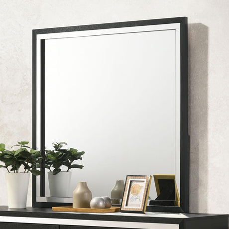 Lucia Dresser Mirror Black - 224994