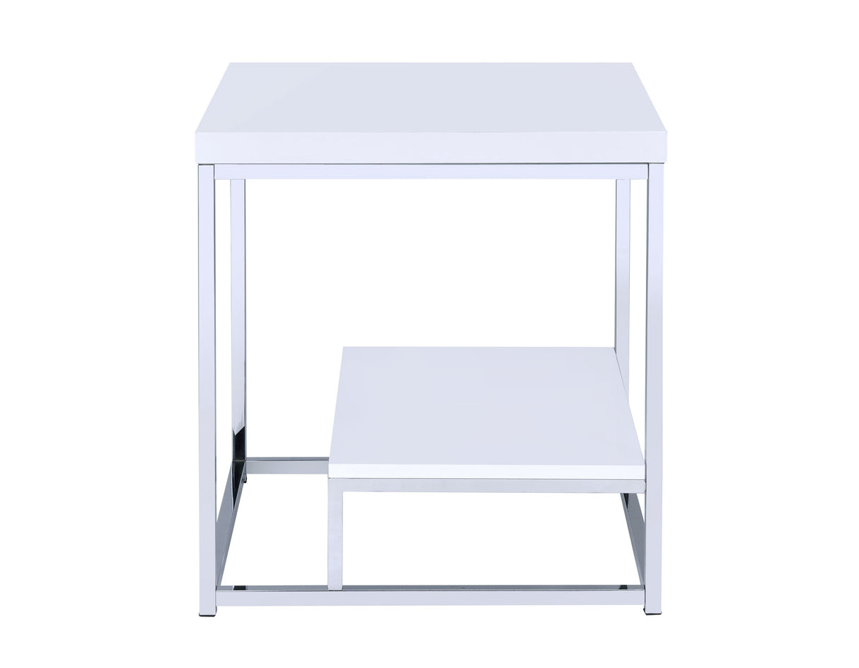 Lucia White 3-Piece Set(Cocktail & 2 End Tables) from Steve Silver - Luna Furniture