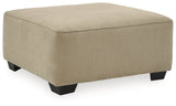 Lucina 2-Piece Sectional with Ottoman in Quartz - PKG013133