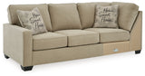 Lucina 3-Piece Sectional with Ottoman in Quartz - PKG013135