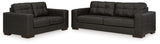 Luigi Sofa and Loveseat in Thunder - PKG015459