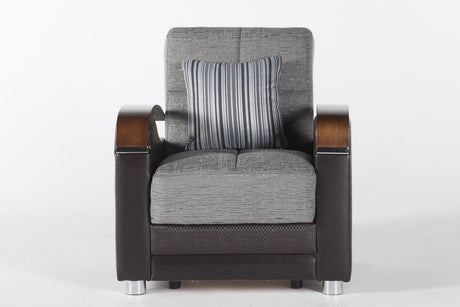 Luna Armchair Sleeper (Fulya Gray)  2 Pieces - 10-LUN-201021-01-0