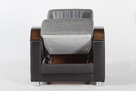 Luna Armchair Sleeper (Fulya Gray)  2 Pieces - 10-LUN-201021-01-0