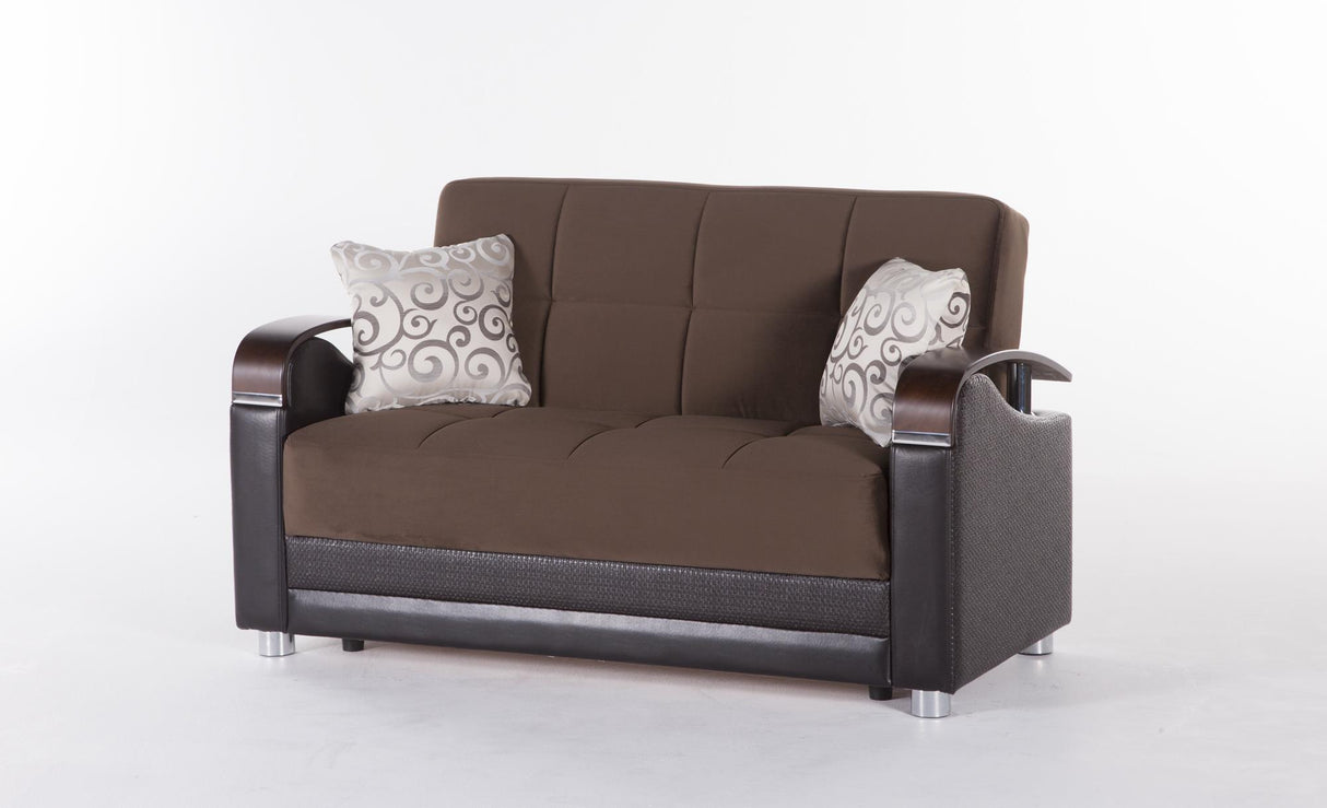 Luna Naomi Brown Loveseat from Bellona - Luna Furniture