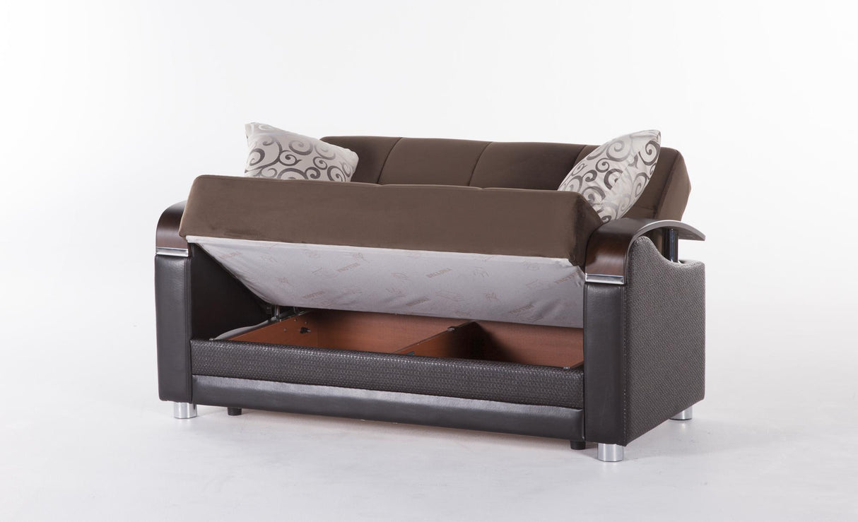 Luna Naomi Brown Loveseat from Bellona - Luna Furniture