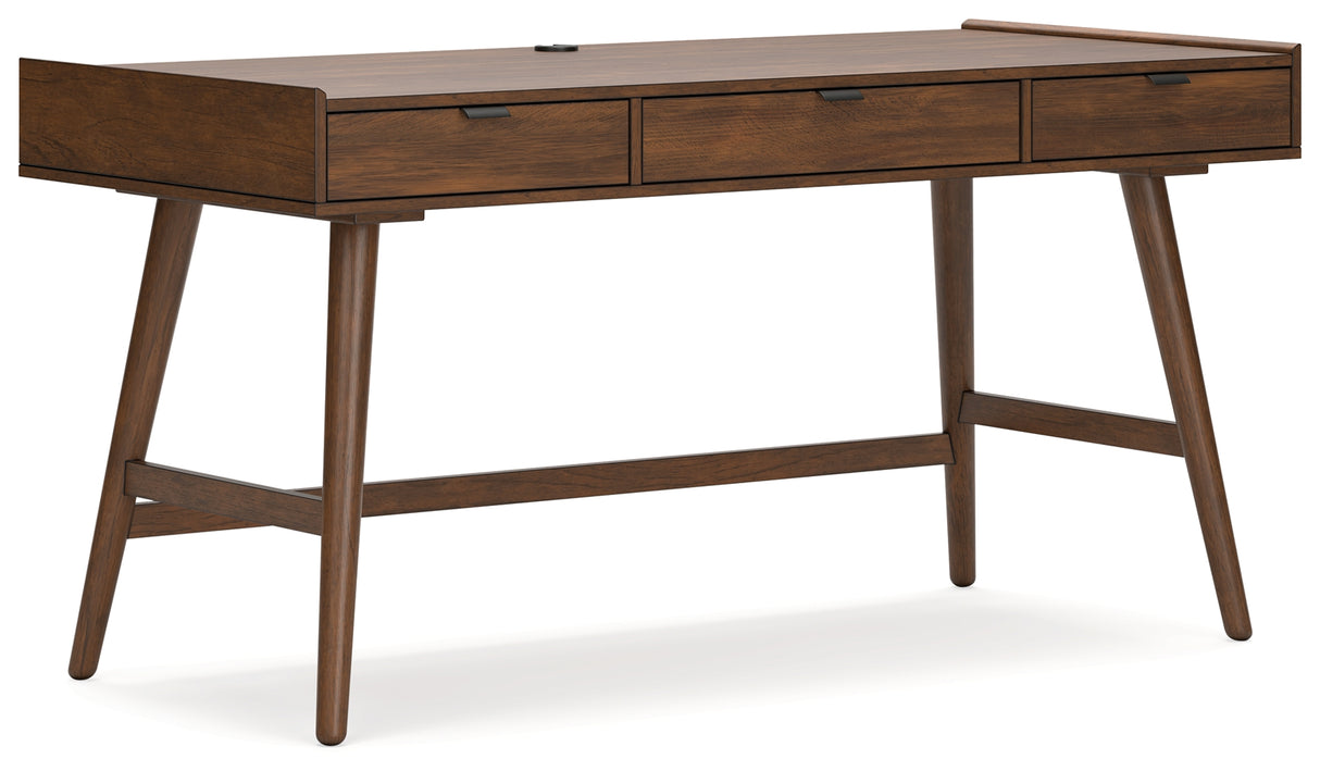 Lyncott Brown 60" Home Office Desk - H615-44 - Luna Furniture