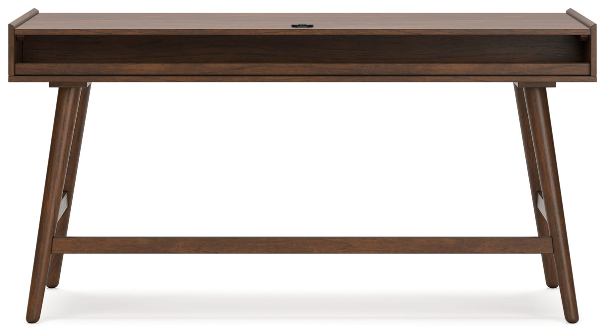 Lyncott Brown 60" Home Office Desk - H615-44 - Luna Furniture