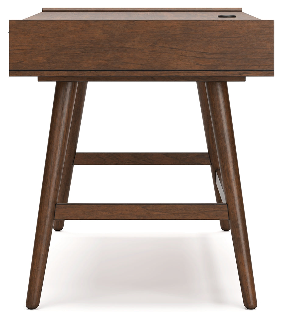 Lyncott Brown 60" Home Office Desk - H615-44 - Luna Furniture