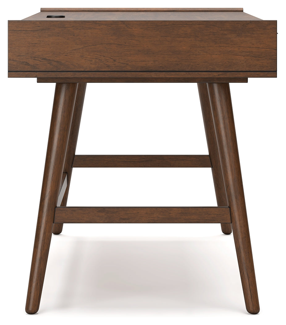 Lyncott Brown 60" Home Office Desk - H615-44 - Luna Furniture