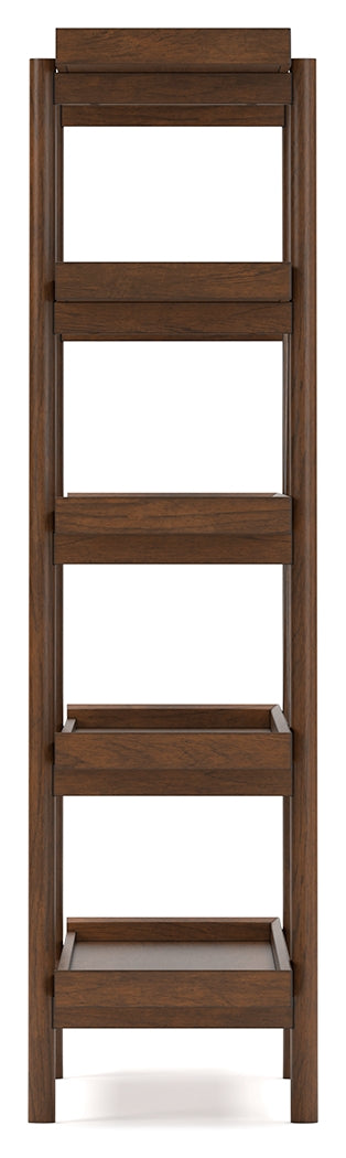 Lyncott Brown 70" Bookcase - H615-70