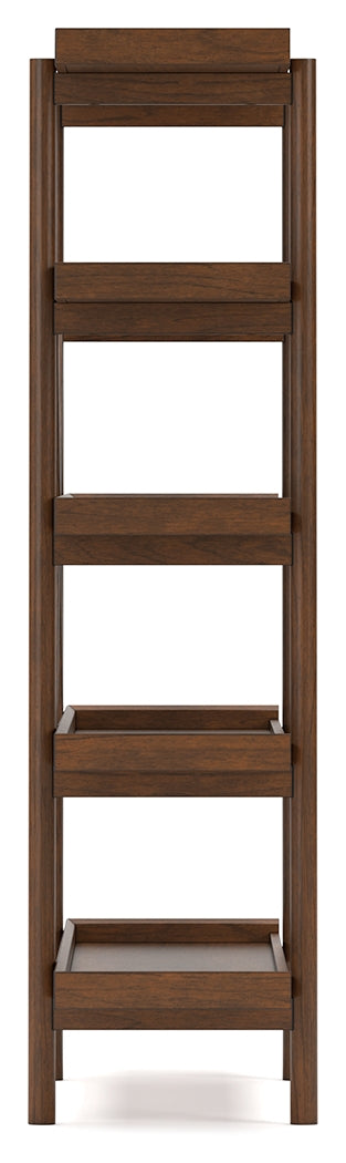 Lyncott Brown 70" Bookcase - H615-70