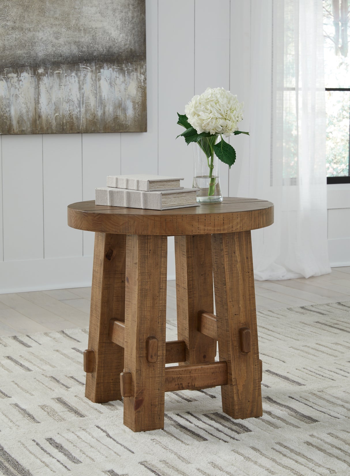 Mackifeld Coffee Table with 2 End Tables in Warm Brown from Ashley - Luna Furniture