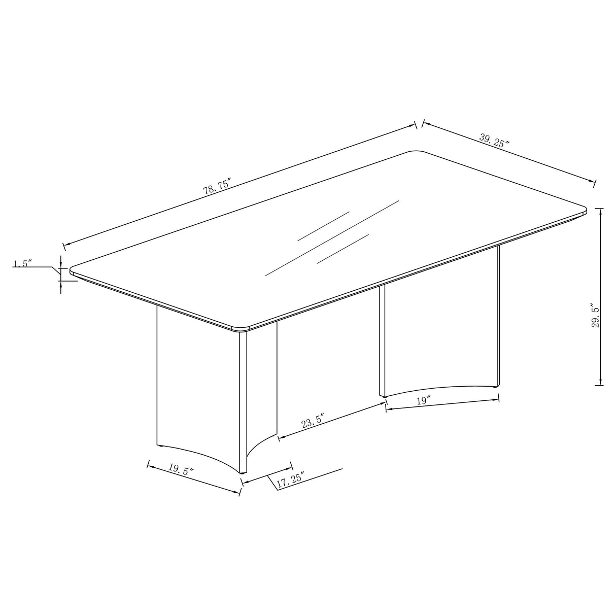 Madison Rectangular Stone Top Stainless Steel Dining Table White from Coaster - Luna Furniture