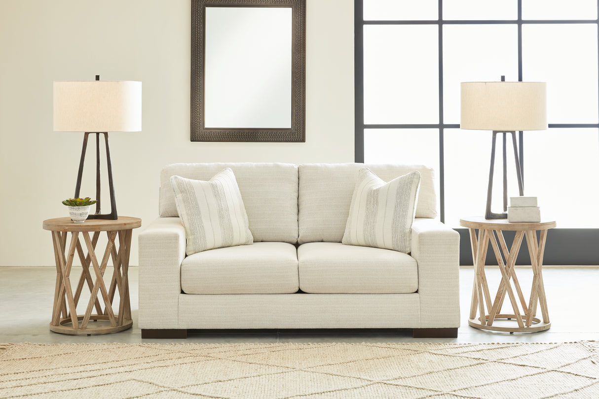 Maggie Sofa and Loveseat in Birch - PKG013076