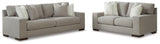 Maggie Sofa and Loveseat in Flax - PKG015067