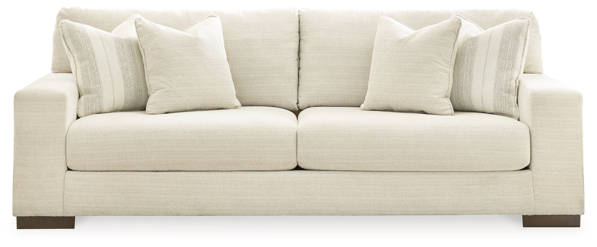 Maggie Sofa, Loveseat, Chair and Ottoman in Birch - PKG013077