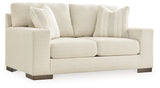 Maggie Sofa, Loveseat, Chair and Ottoman in Birch - PKG013077