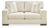 Maggie Sofa, Loveseat, Chair and Ottoman in Birch - PKG013077