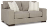 Maggie Sofa, Loveseat, Chair and Ottoman in Flax - PKG015068