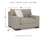 Maggie Sofa, Loveseat, Chair and Ottoman in Flax - PKG015068