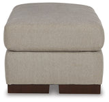 Maggie Sofa, Loveseat, Chair and Ottoman in Flax - PKG015068