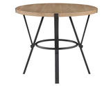 Magnolia 42-inch Round Counter Table, Black and Sand - MM4242KPT