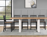 Magnolia 5-Piece 80-96-inch Counter Height Dining Set(Table & 4 Counter Chairs) from Steve Silver - Luna Furniture