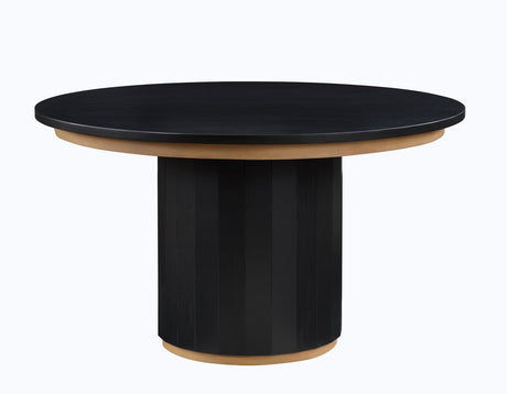 Magnolia 52-inch Round Table, Black - SET | MM520KTT | MM520KTB