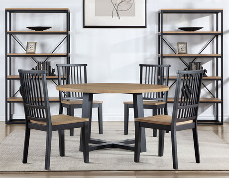 Magnolia 54-inch Round 5-Piece Dining Set - SET | MM5454KT | MM500S(4)