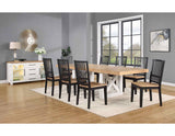 Magnolia 7-Piece 72-108-inch Dining Set(Table & 6 Side Chairs) from Steve Silver - Luna Furniture