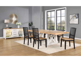 Magnolia 7-Piece 72-108-inch Dining Set(Table & 6 Side Chairs) from Steve Silver - Luna Furniture