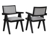 Magnolia 80-96″ Table 5-Piece Arm Chair Dining Set - SET | MM600KTT | MM600KTB | MM600KAC(4)