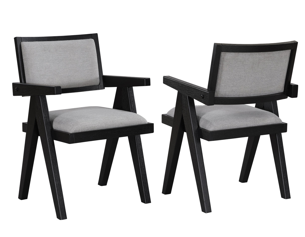 Magnolia Arm Chair, Black from Steve Silver - Luna Furniture