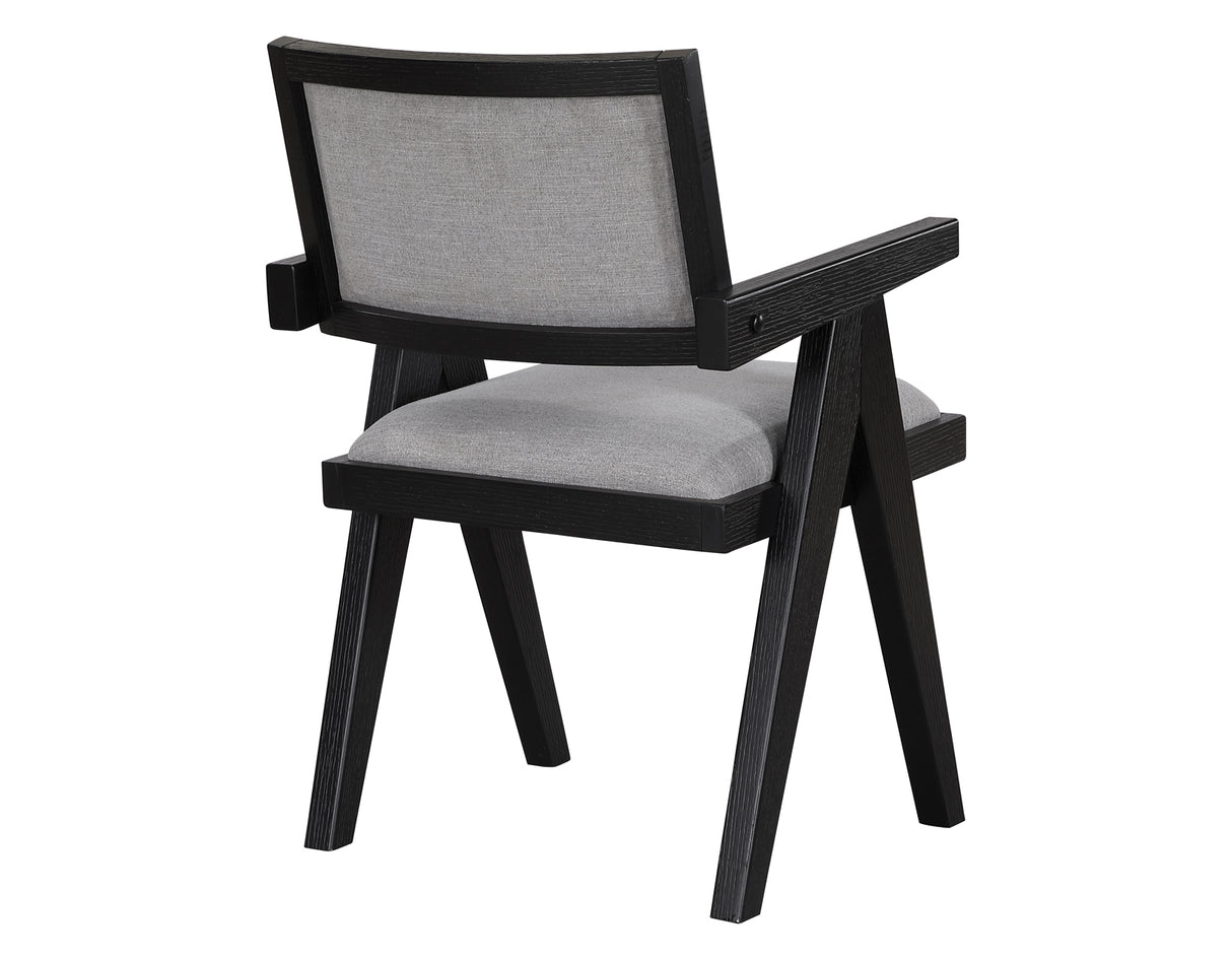 Magnolia Arm Chair, Black from Steve Silver - Luna Furniture