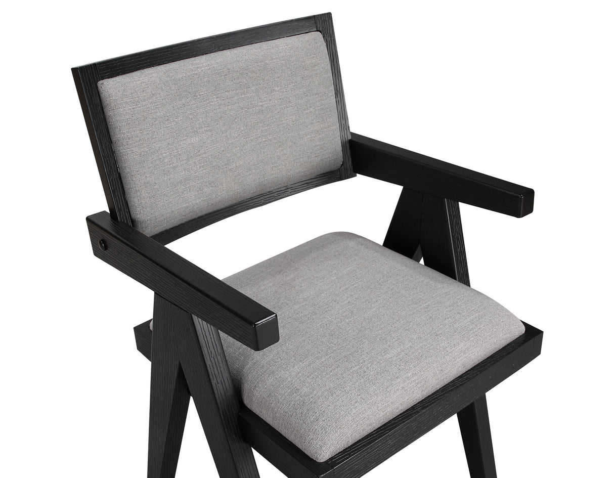 Magnolia Arm Chair, Black from Steve Silver - Luna Furniture