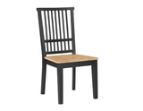 Magnolia Black 5-Piece Round Dining Set with Wooden Seat Chair - SET | MM520KTT | MM520KTB | MM500S(4)