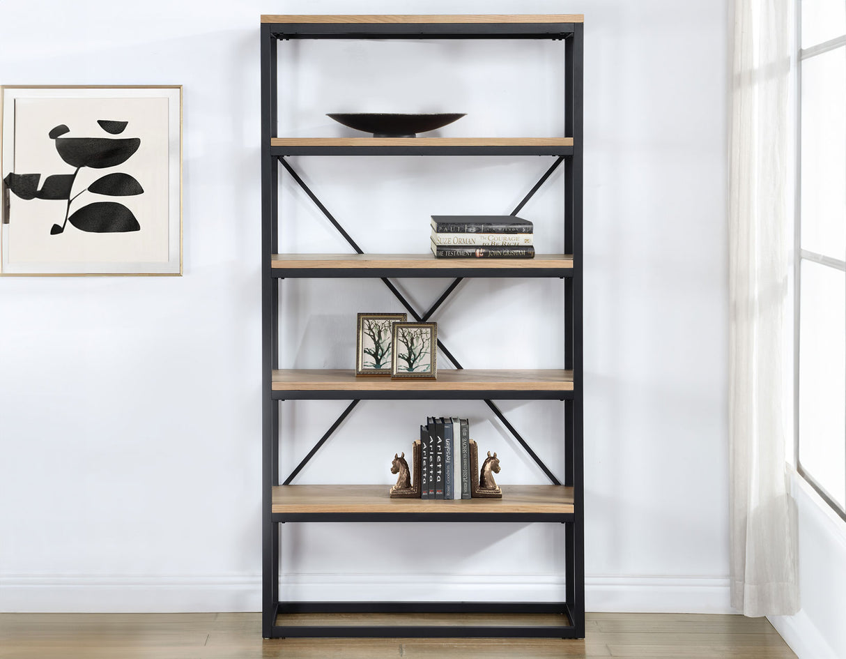 Magnolia Black Bookcase from Steve Silver - Luna Furniture