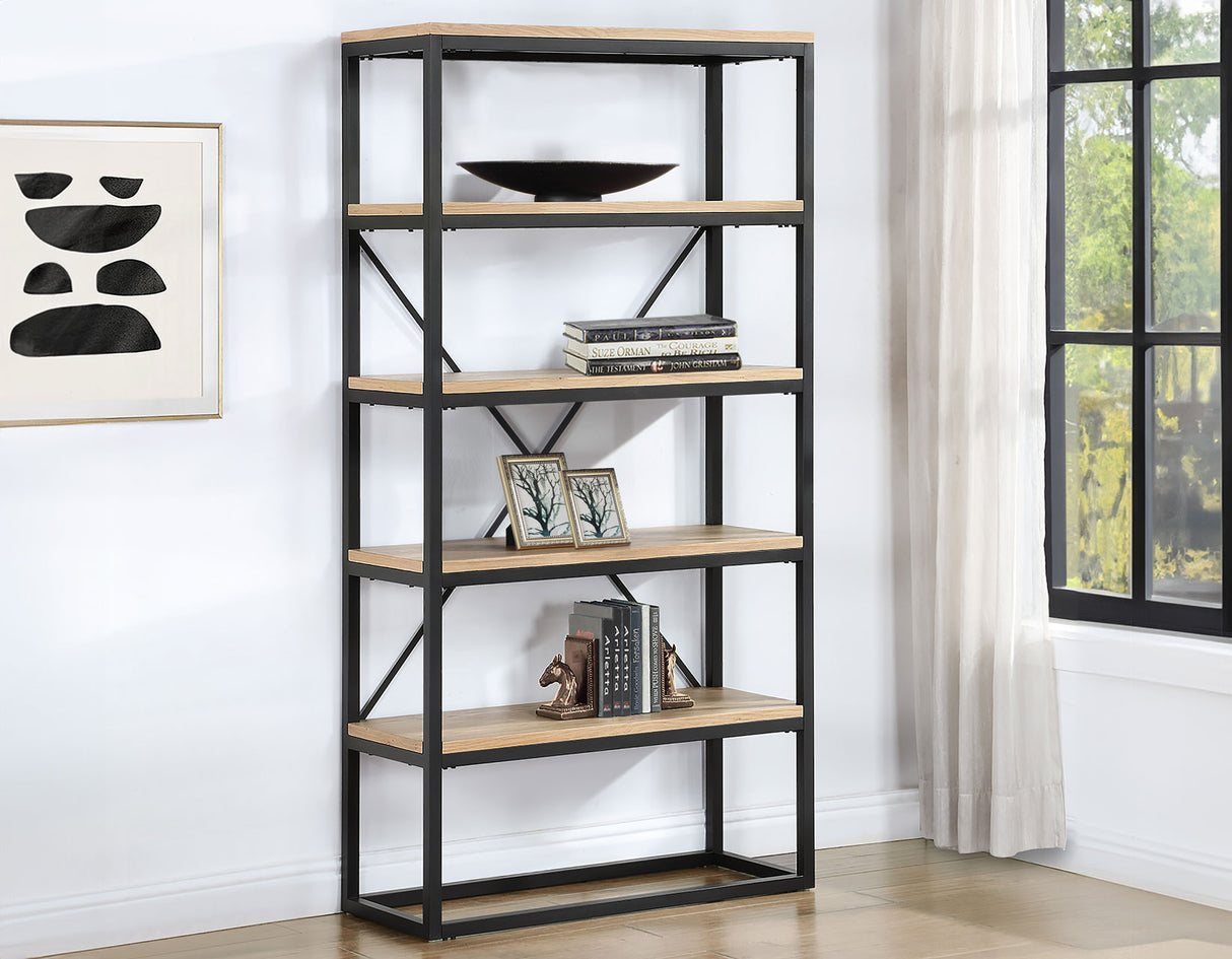 Magnolia Black Bookcase from Steve Silver - Luna Furniture