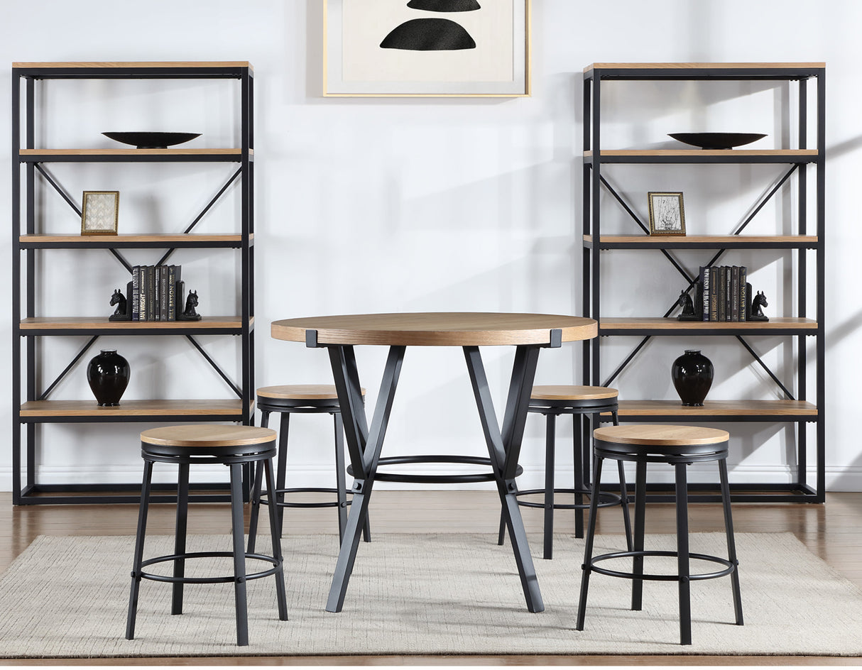 Magnolia Black Bookcase from Steve Silver - Luna Furniture