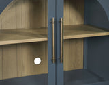 Magnolia Cathedral Doored Server, Dusty Blue Finish from Steve Silver - Luna Furniture