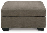 Mahoney 2-Piece Sectional with Ottoman in Chocolate - PKG015087