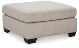 Mahoney 2-Piece Sectional with Ottoman in Pebble - PKG015085